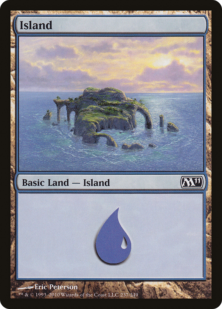 Image of Island (237) (M11-237) - Magic 2011