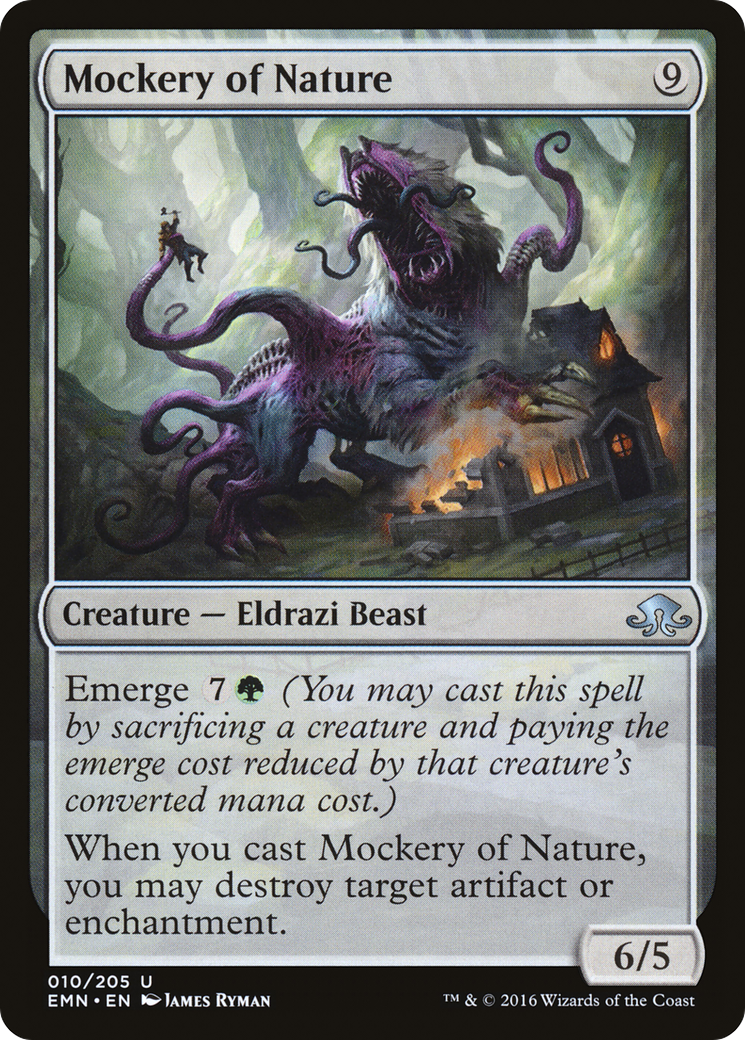 Image of Mockery of Nature (EMN-010) - Eldritch Moon Foil