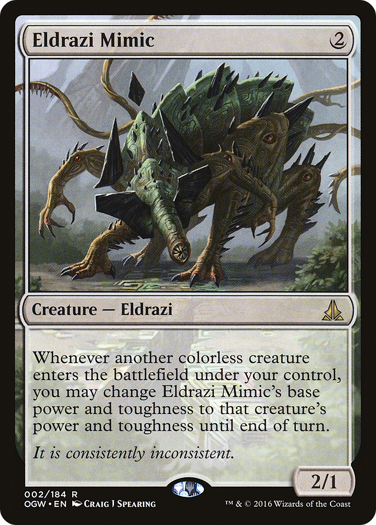 Image of Eldrazi Mimic (OGW-002) - Oath of the Gatewatch Foil