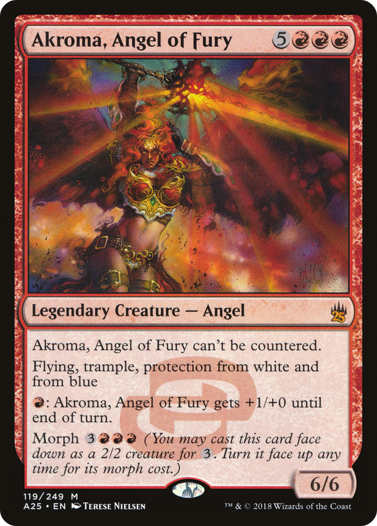 Image of Akroma, Angel of Fury (A25-119) - Masters 25 Foil