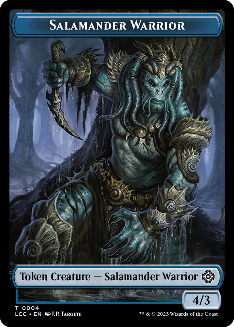 Image of Salamander Warrior (TLCC-004) - The Lost Caverns of Ixalan Commander Tokens