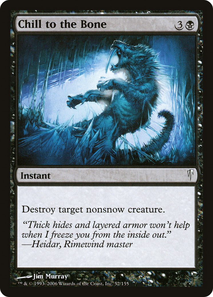 Image of Chill to the Bone (CSP-052) - Coldsnap Foil