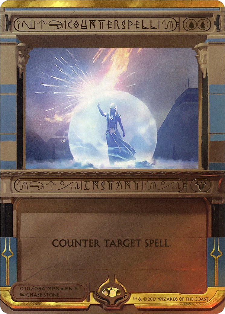 Image of Counterspell (MPS2-010) - Amonkhet Invocations (Borderless) Foil
