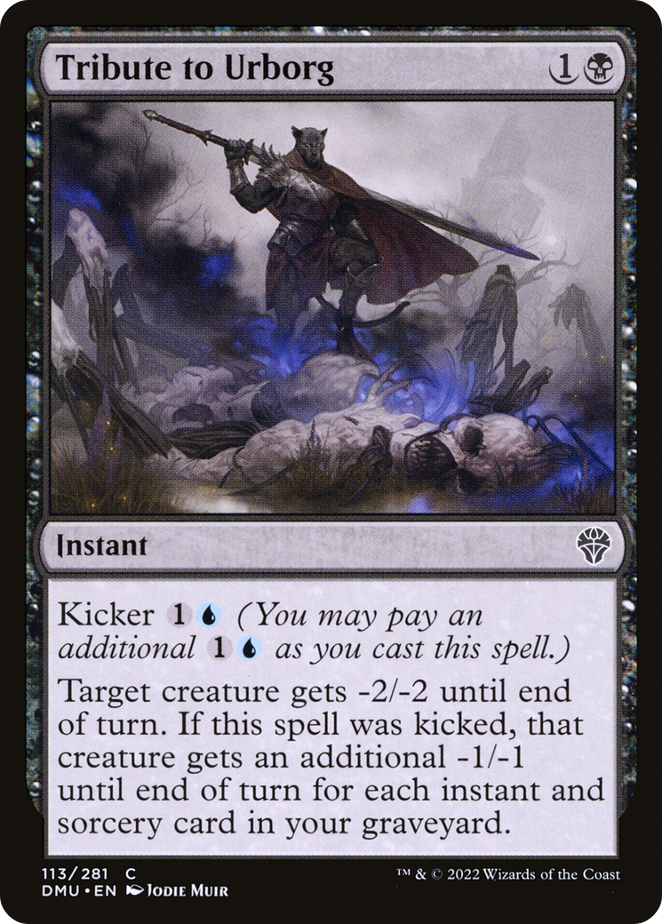 Image of Tribute to Urborg (DMU-113) - Dominaria United Foil
