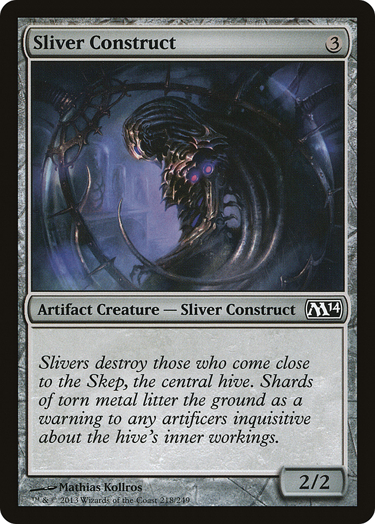 Image of Sliver Construct (M14-218) - Magic 2014 Foil