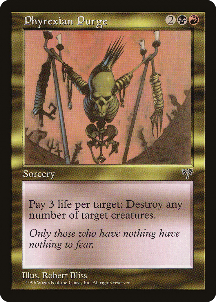 Image of Phyrexian Purge (MIR-) - Mirage