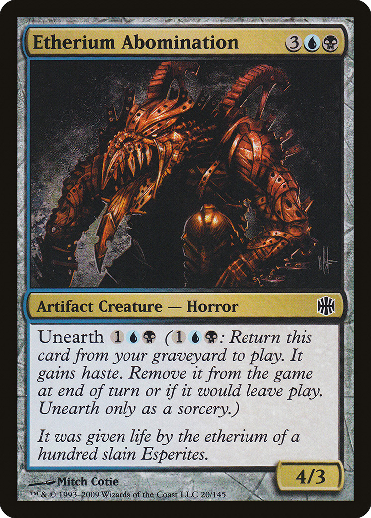 Image of Etherium Abomination (ARB-020) - Alara Reborn