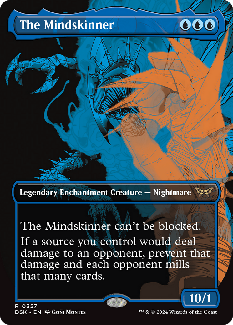 Image of The Mindskinner (Showcase) (DSK-357) - Duskmourn: House of Horror (Borderless) Foil