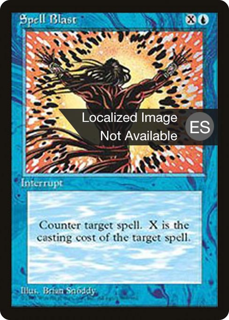 Image of Spell Blast (4BB-) - Fourth Edition Foreign Black Border