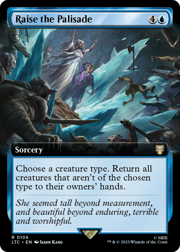 Image of Raise the Palisade (Extended Art) (LTC-106) - Tales of Middle-earth Commander: (Extended Art) Foil