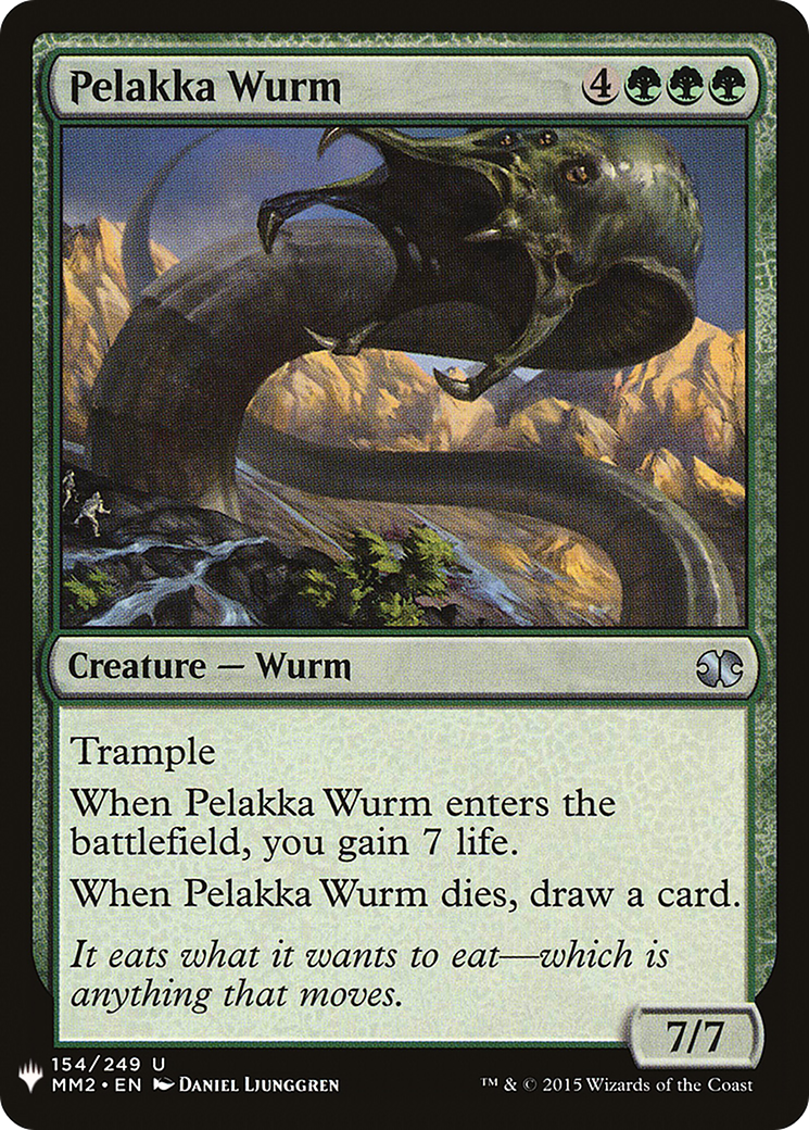 Image of Pelakka Wurm (LIST-154) - The List