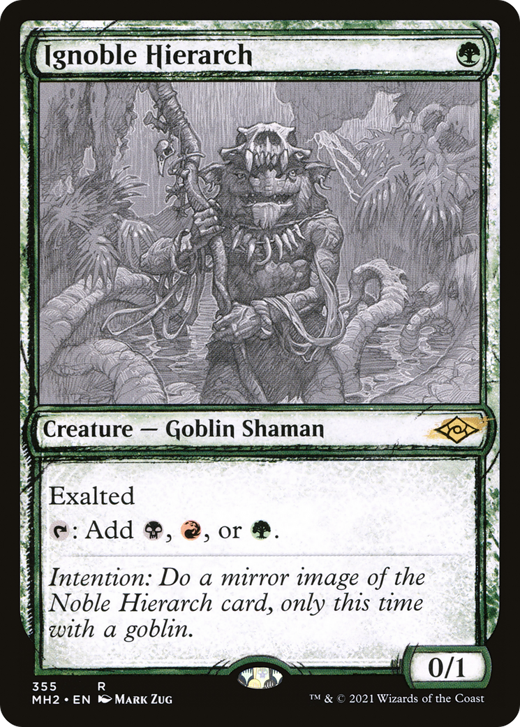 Image of Ignoble Hierarch (Showcase) (MH2-355) - Modern Horizons 2: (Showcase) Foil