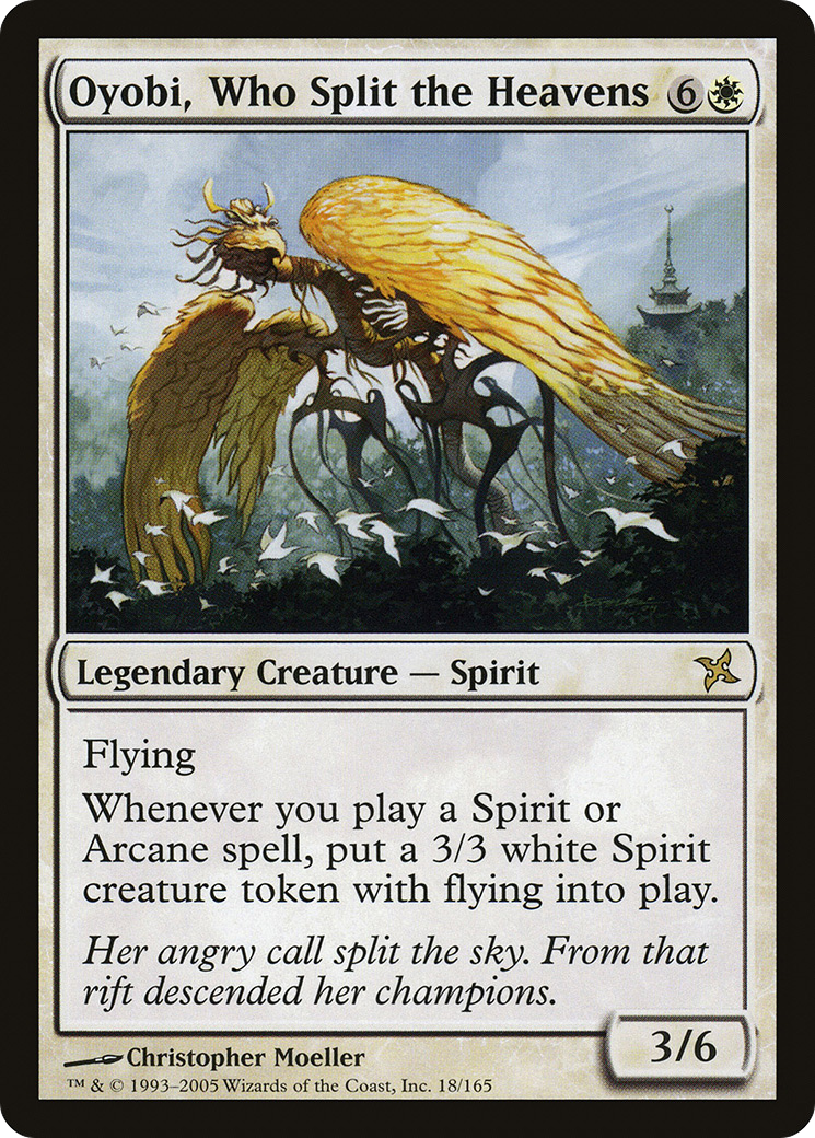 Image of Oyobi, Who Split the Heavens (BOK-018) - Betrayers of Kamigawa