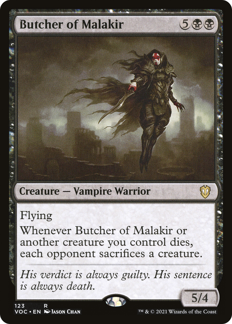 Image of Butcher of Malakir (VOC-123) - Crimson Vow Commander