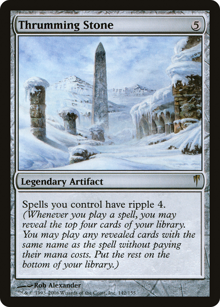 Image of Thrumming Stone (CSP-142) - Coldsnap Foil