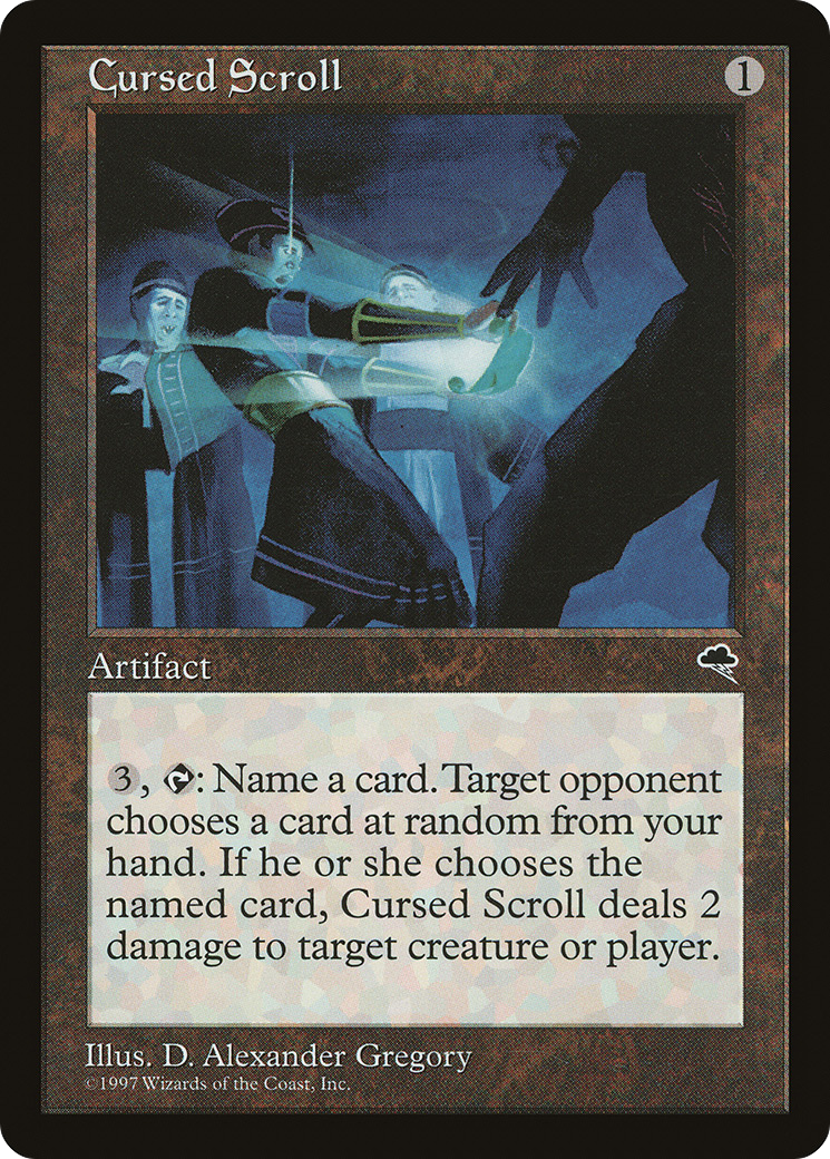 Image of Cursed Scroll (TMP-281) - Tempest