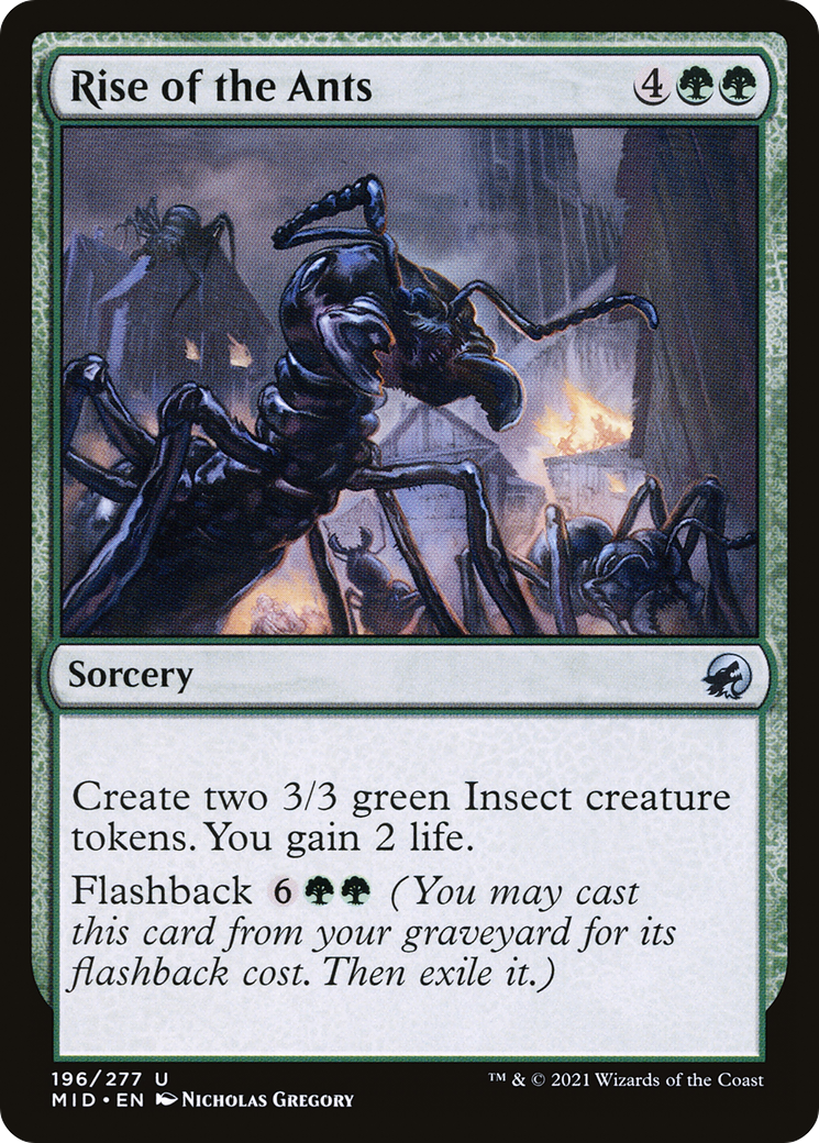 Image of Rise of the Ants (MID-196) - Innistrad: Midnight Hunt