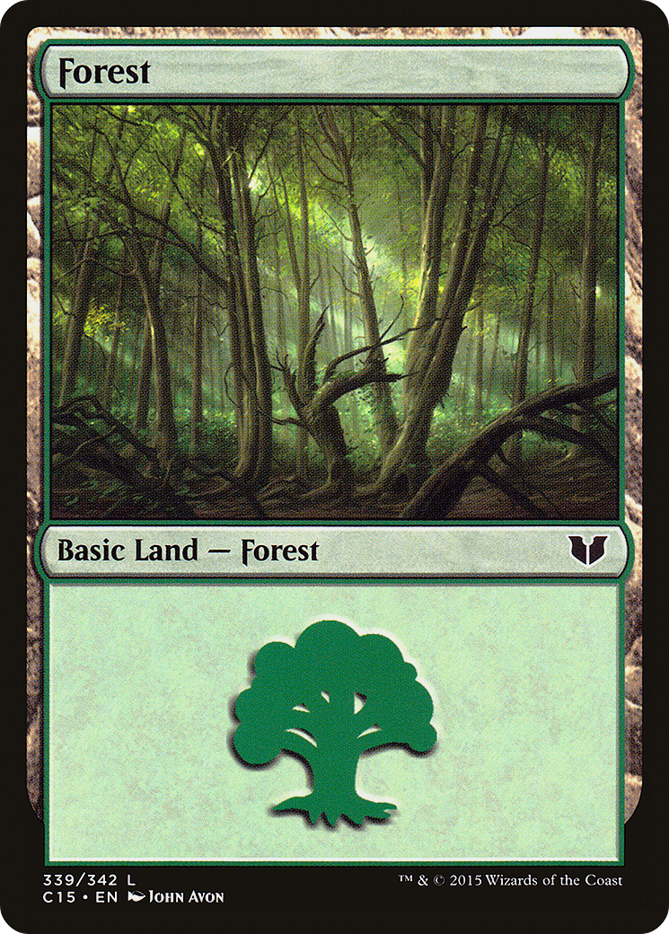 Image of Forest (339) (C15-339) - Commander 2015