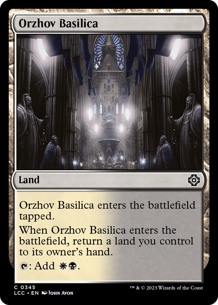 Image of Orzhov Basilica (LCC-345) - The Lost Caverns of Ixalan Commander
