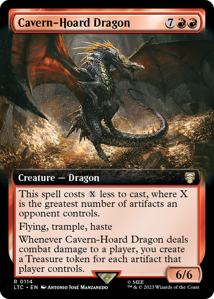 Image of Cavern-Hoard Dragon (Extended Art) (LTC-114) - Tales of Middle-earth Commander: (Extended Art)