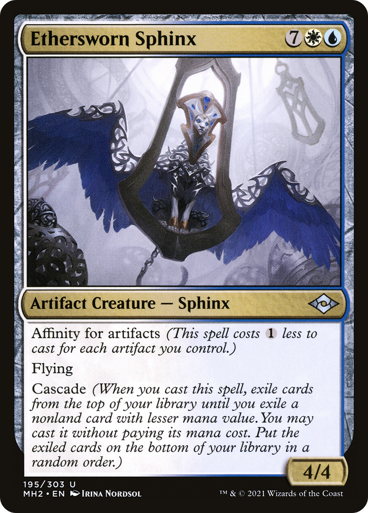 Image of Ethersworn Sphinx (MH2-195) - Modern Horizons 2 Foil