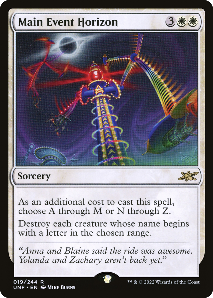 Image of Main Event Horizon (UNF-019) - Unfinity