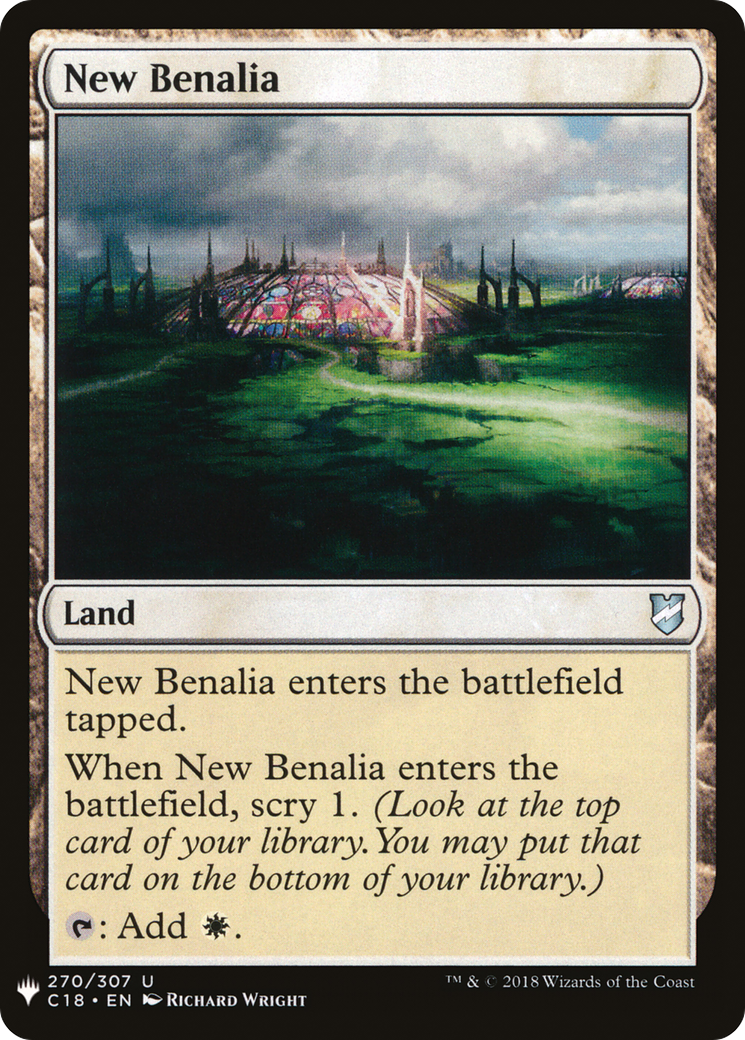 Image of New Benalia (LIST-270) - The List