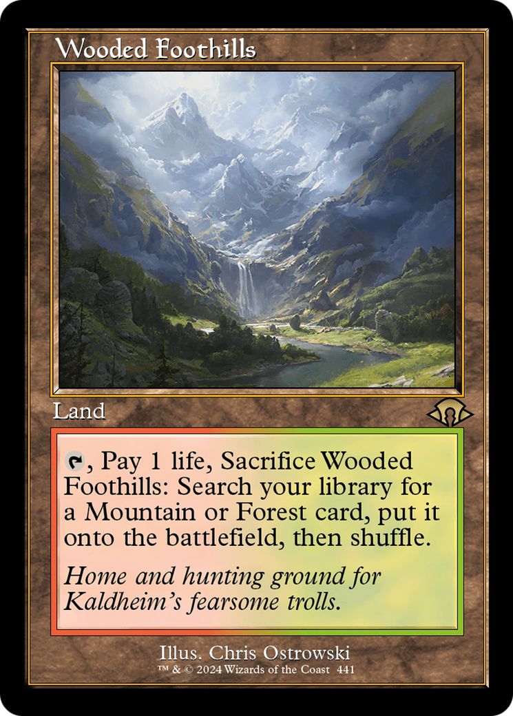 Image of Wooded Foothills (Retro Frame) (MH3-441) - Modern Horizons 3