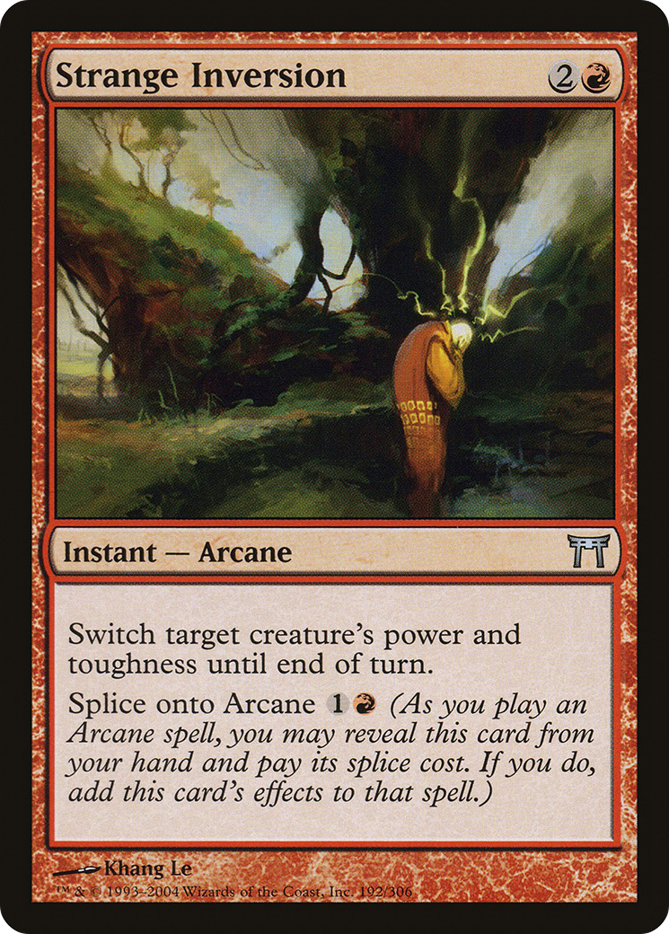 Image of Strange Inversion (CHK-192) - Champions of Kamigawa