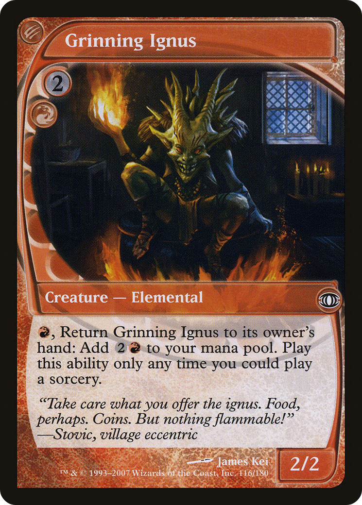 Image of Grinning Ignus (FUT-116) - Future Sight Foil