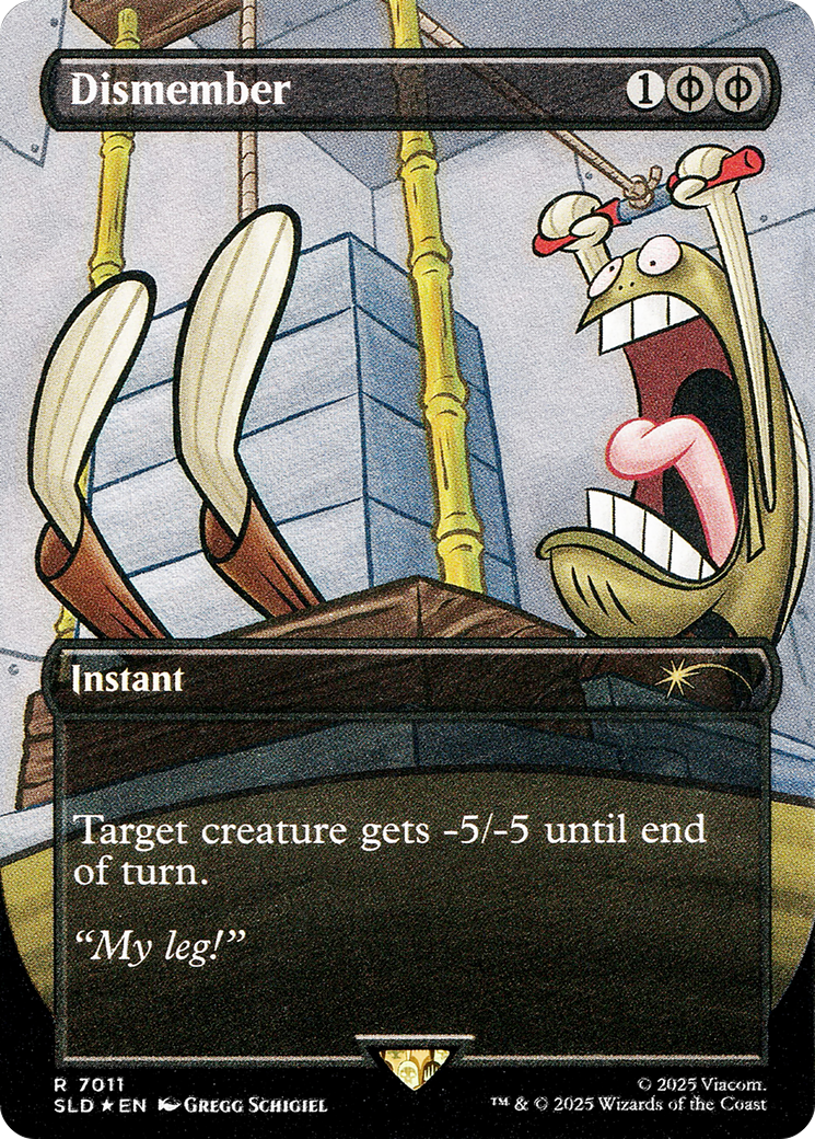 Image of Dismember (SLD-7011) - Secret Lair Drop (Borderless) Foil