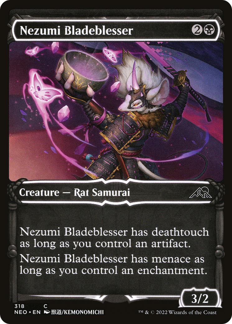 Image of Nezumi Bladeblesser (Showcase) (NEO-318) - Kamigawa: Neon Dynasty: (Showcase)