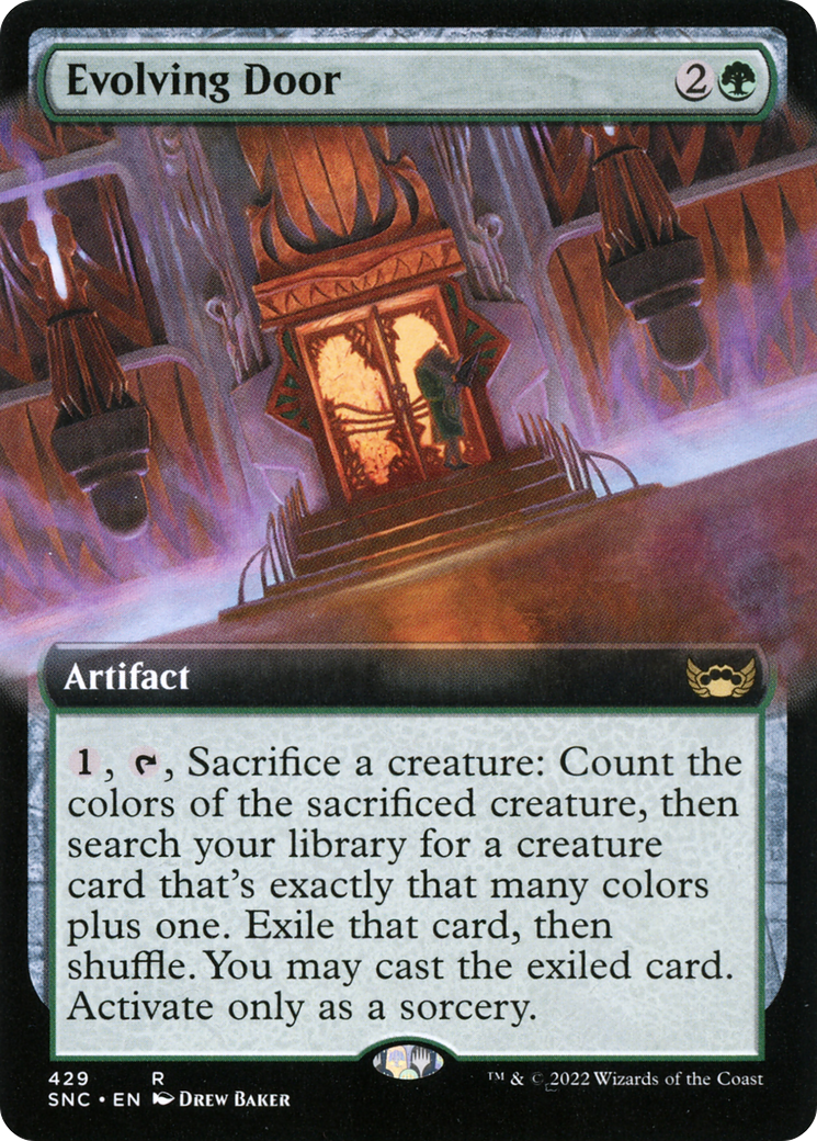 Image of Evolving Door (Extended Art) (SNC-429) - Streets of New Capenna: (Extended Art) Foil