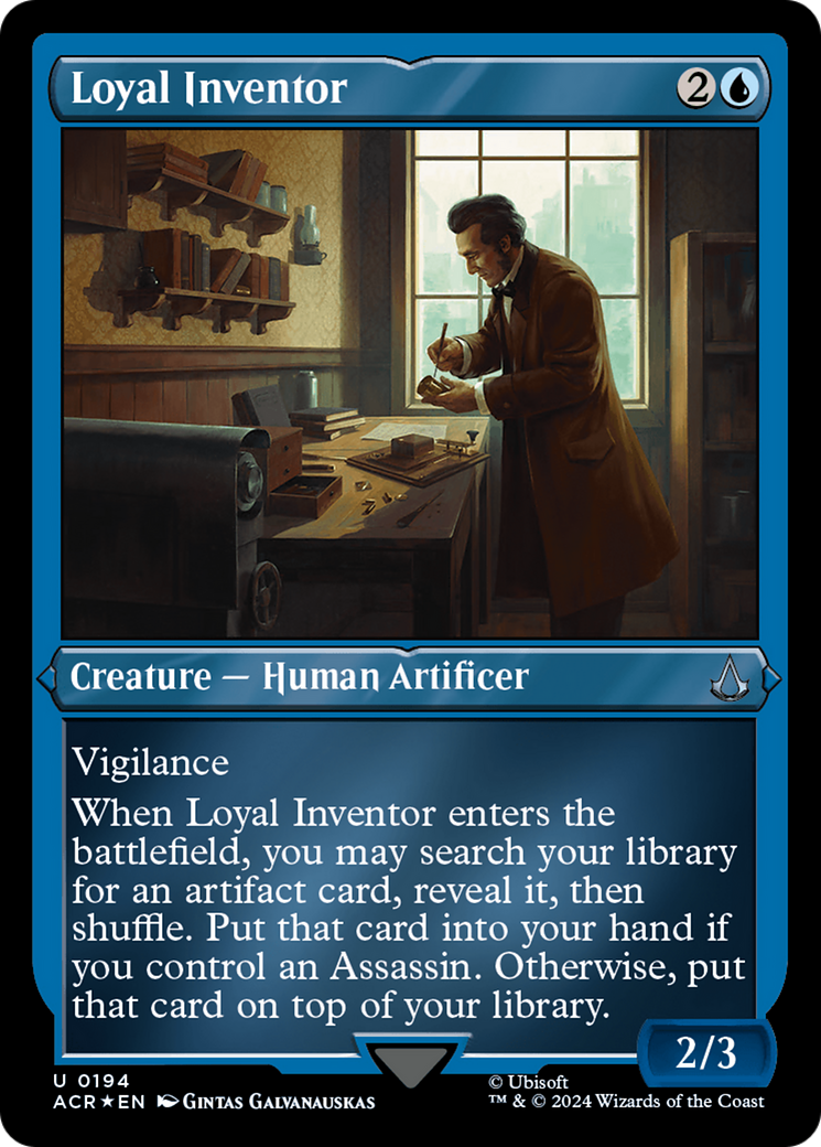 Image of Loyal Inventor (ACR-194) - Assassin's Creed Etched Foil