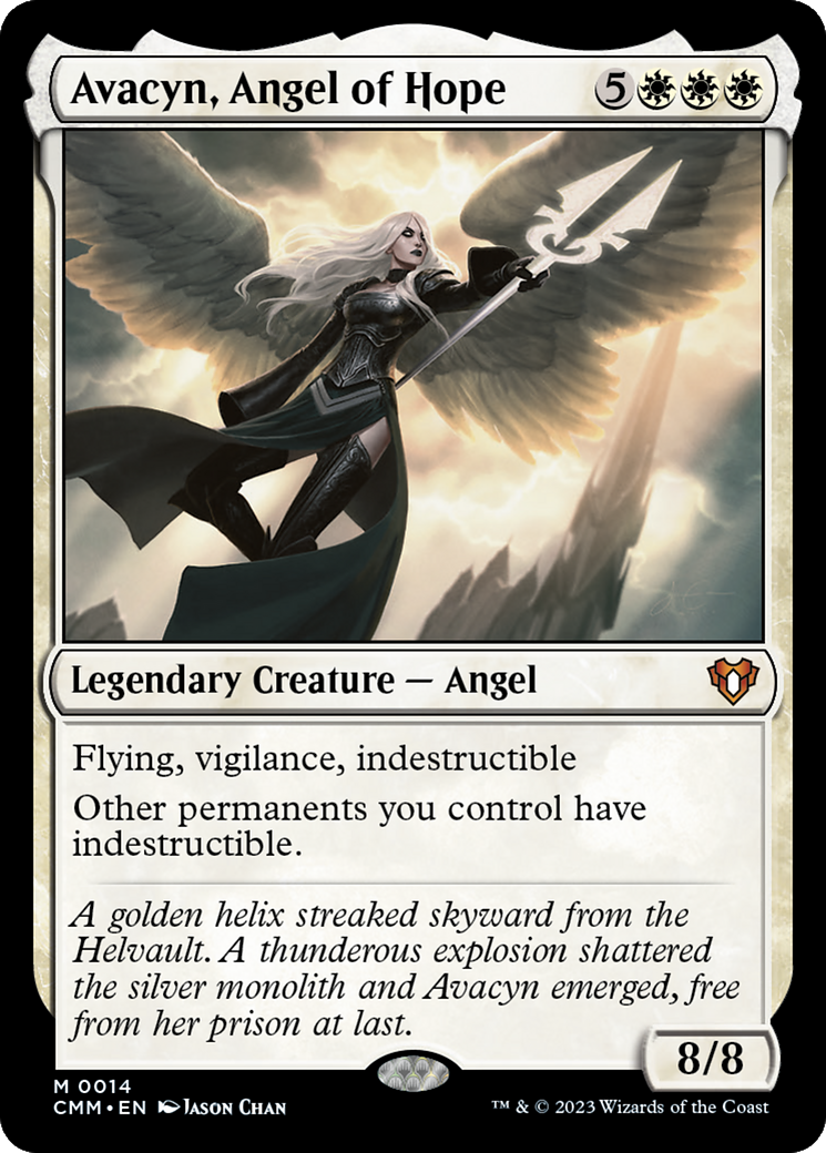 Image of Avacyn, Angel of Hope (CMM-014) - Commander Masters Foil