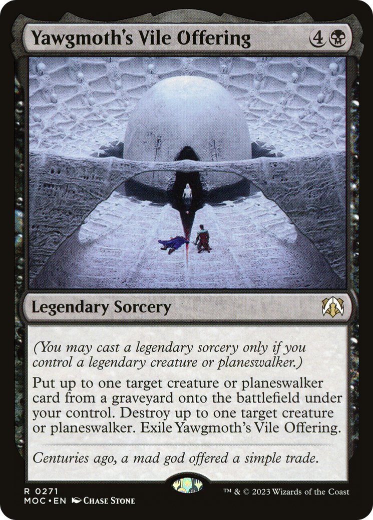 Image of Yawgmoth's Vile Offering (MOC-271) - March of the Machine Commander