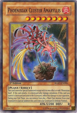 Image of Phoenixian Cluster Amaryllis (RGBT-EN006) - Raging Battle 1st Edition