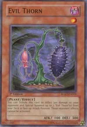 Image of Evil Thorn (RGBT-EN009) - Raging Battle 1st Edition