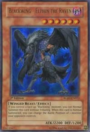 Image of Blackwing - Elphin the Raven (RGBT-EN013) - Raging Battle 1st Edition