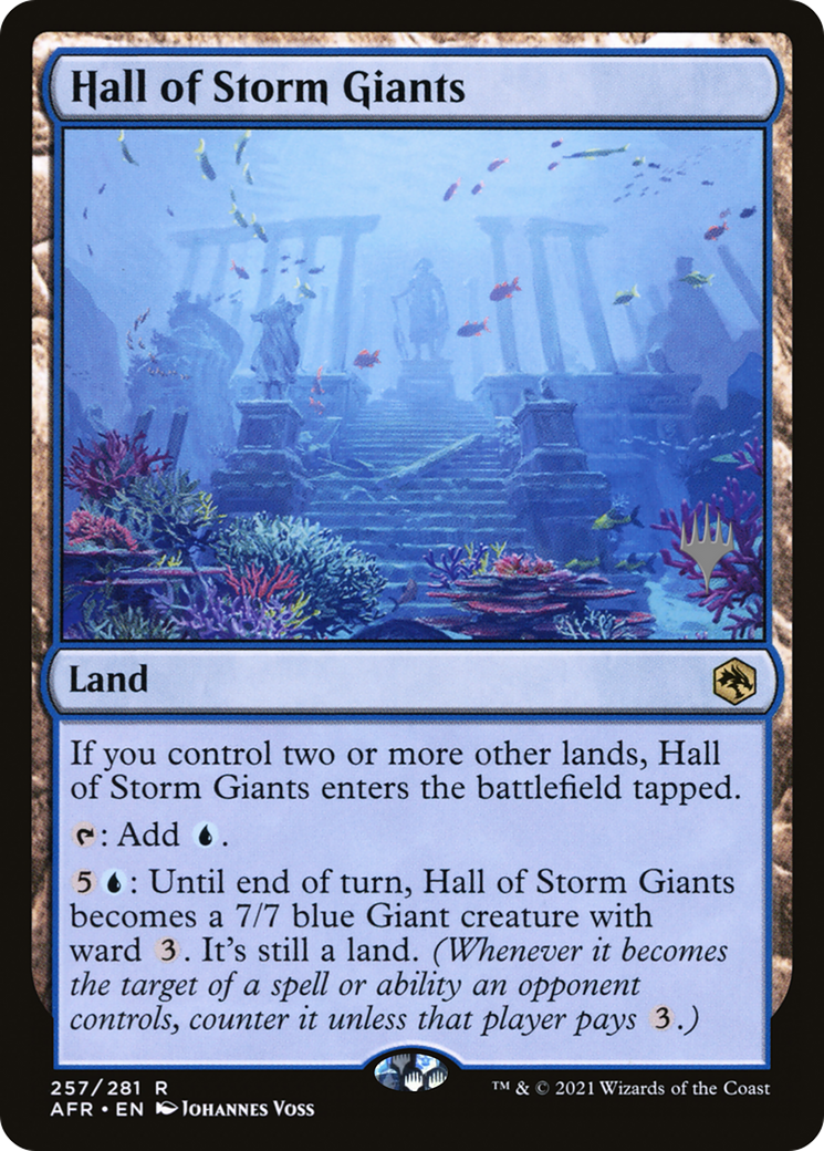 Image of Hall of Storm Giants (PPAFR-257) - Adventures in the Forgotten Realms Promos