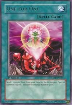 Image of One for One (RGBT-EN045) - Raging Battle 1st Edition