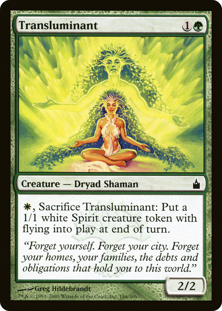 Image of Transluminant (RAV-186) - Ravnica: City of Guilds Foil
