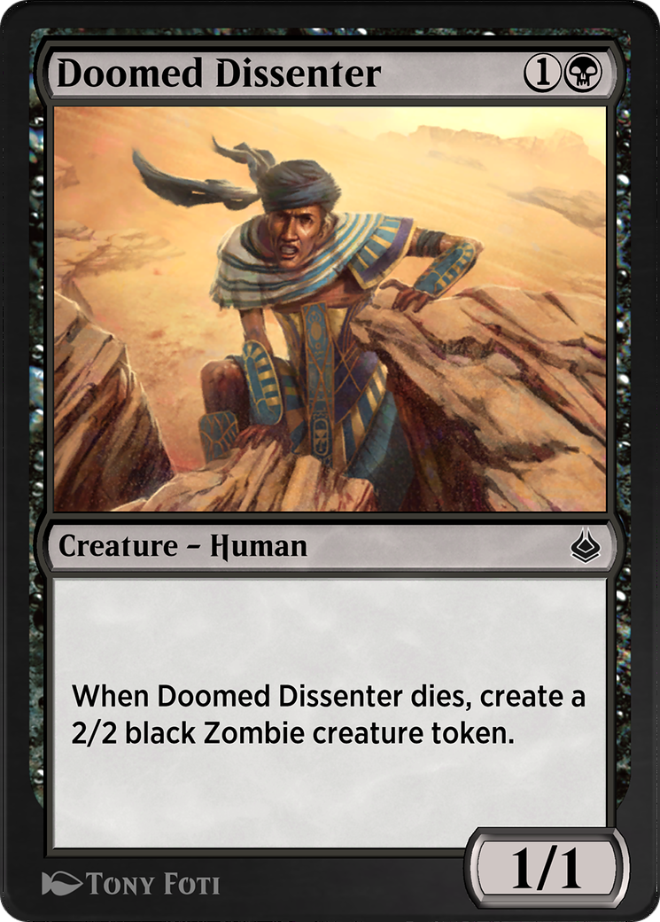 Image of Doomed Dissenter (AKR-101) - Amonkhet Remastered