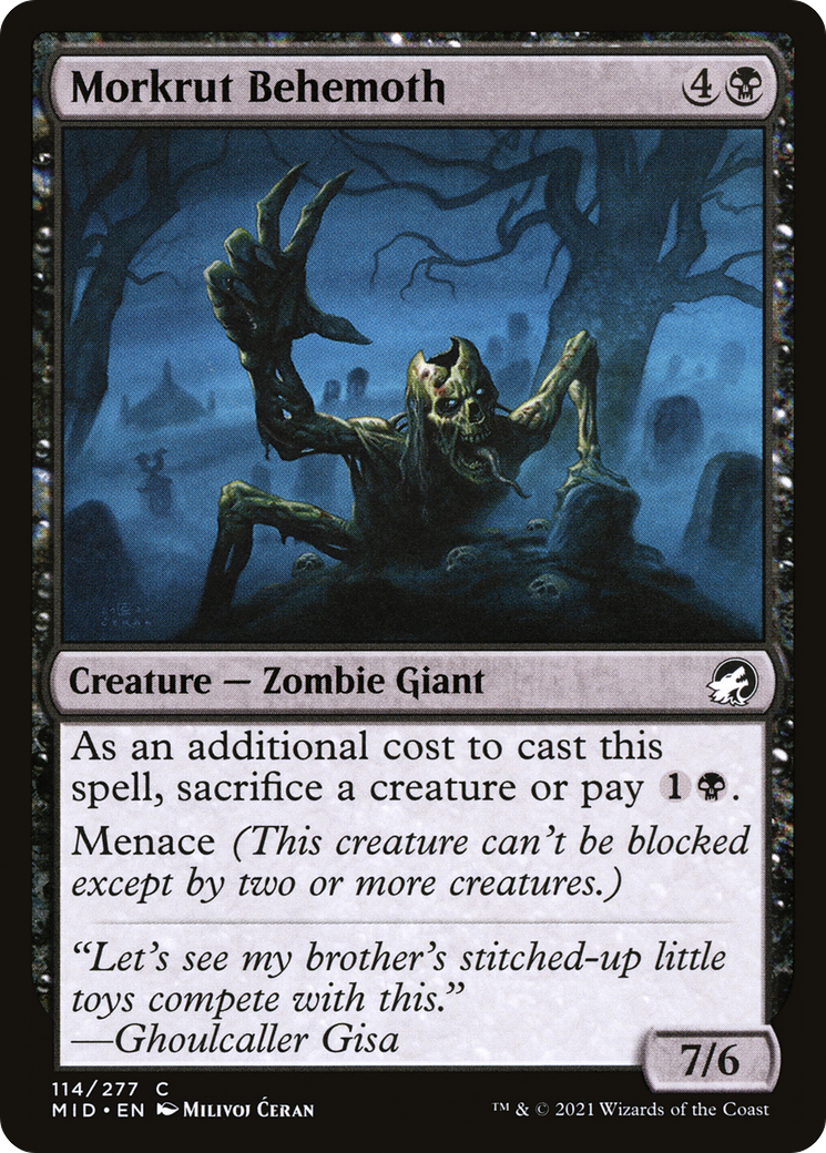 Image of Morkrut Behemoth (MID-114) - Innistrad: Midnight Hunt