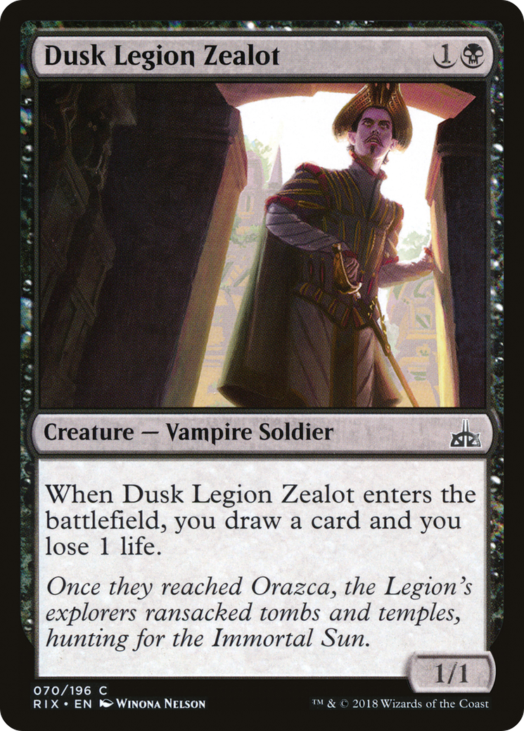 Image of Dusk Legion Zealot (RIX-070) - Rivals of Ixalan