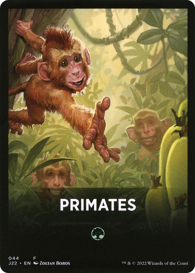 Image of Primates (FJ22-044) - Jumpstart 2022 Front Cards