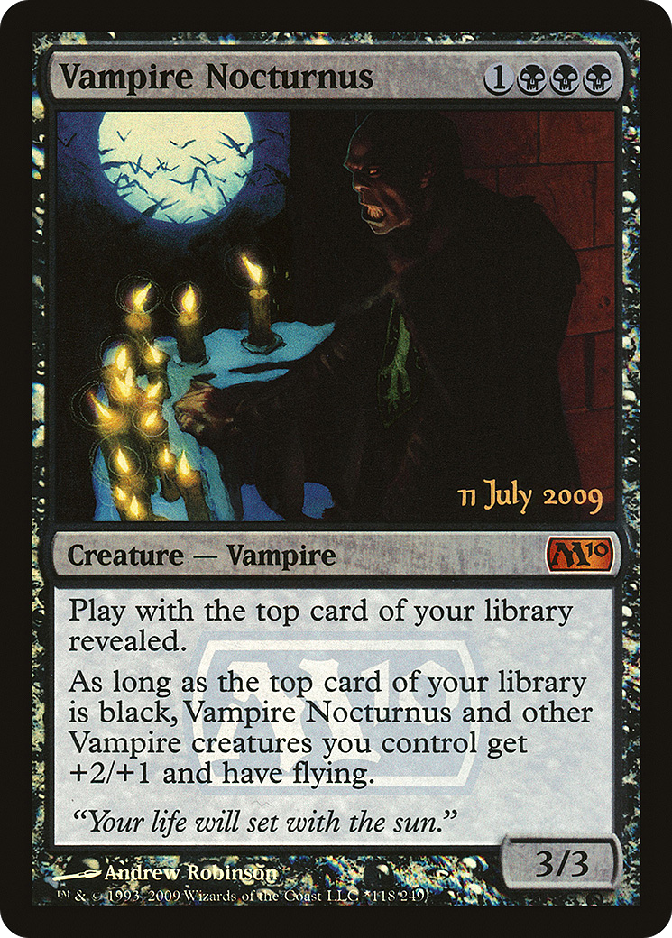 Image of Vampire Nocturnus (PRE-118) - Magic 2010 Promos Foil