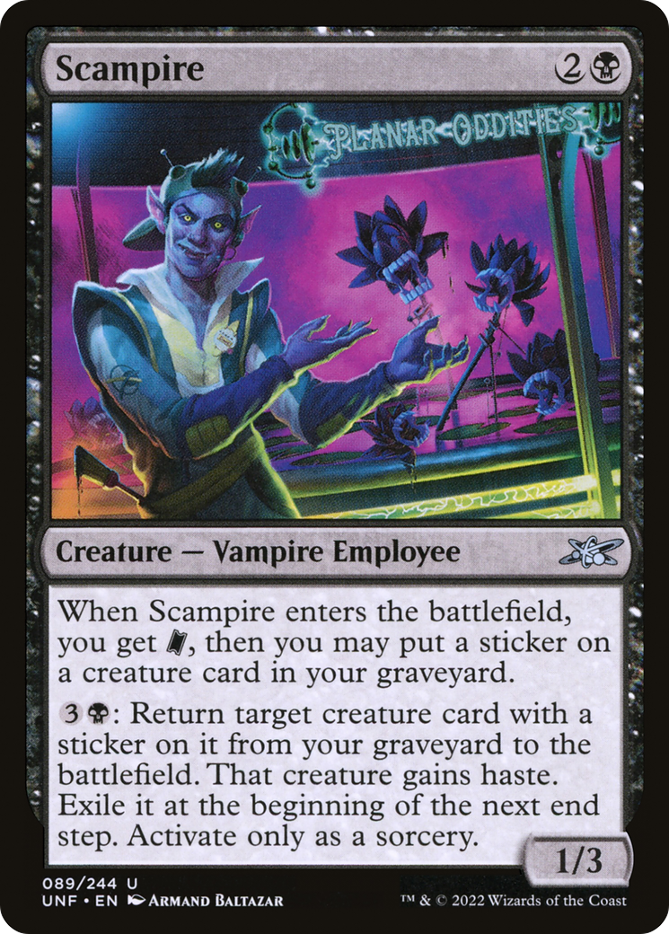 Image of Scampire (UNF-089) - Unfinity Foil