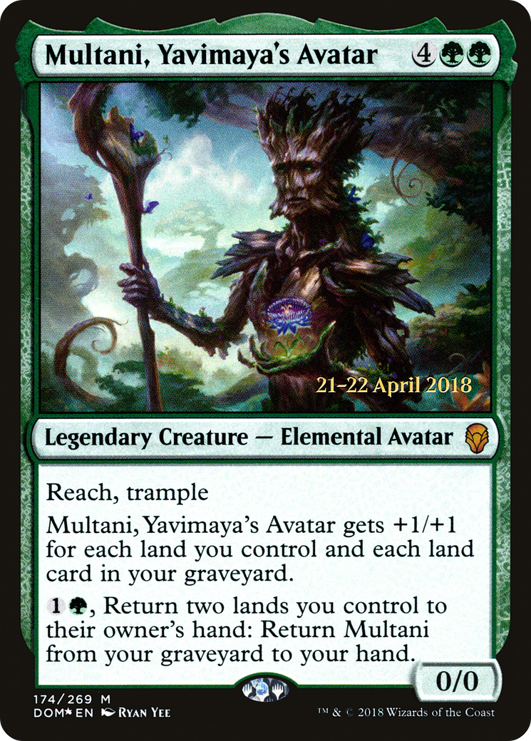 Image of Multani, Yavimaya's Avatar (PRE-174) - Dominaria Promos Foil