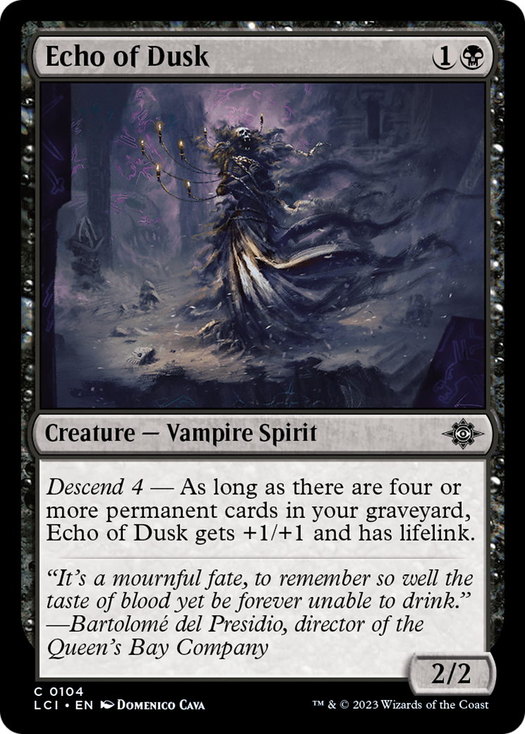 Image of Echo of Dusk (LCI-104) - The Lost Caverns of Ixalan Foil